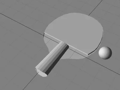 Sport Equipment - Ping-Pong 3D model