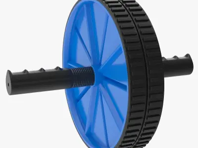 Ab Roller Wheel Low-poly 3D model