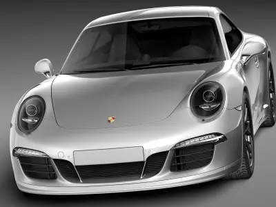 Porsche 911 Carrera GTS Coupe 2016 3D model