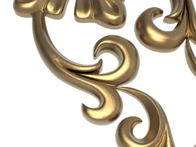  decorative pattern ready for 3D printing 3D model 344