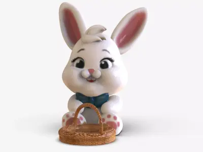 Easter Bunny 3D print model