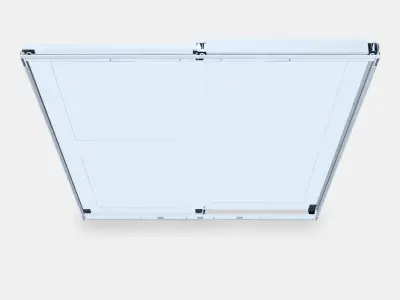 GRIMO Pair of sliding doors 2 Low-poly 3D model