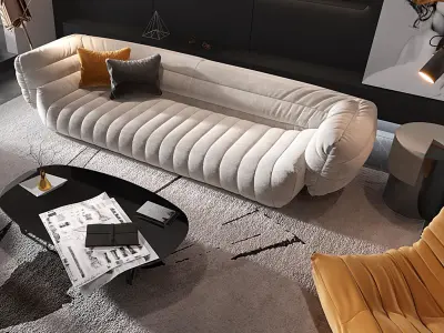 Modern room living 3D model