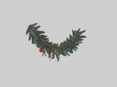 Christmas Garland model 3D model