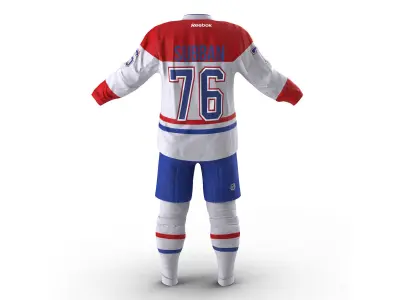 Hockey Clothes Montreal Canadiens 3D model