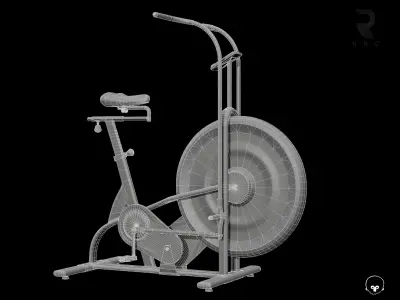 Exercise Bike AAA Game Asset Low-poly 3D model