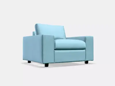 VIMLE Armchair 6 Low-poly 3D model