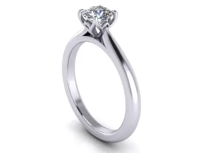 Precious Wedding Ring 3D print model
