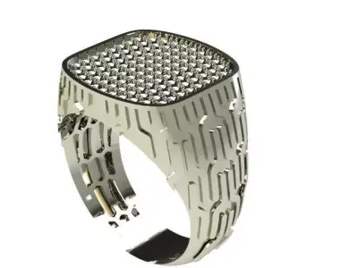 Men ring 3D print model