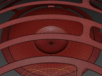 Contemporary lighting 3D model
