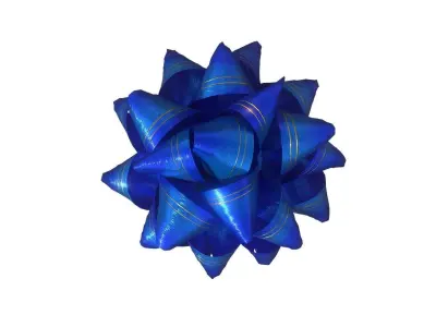 GIFT BOW 4 Low-poly 3D model