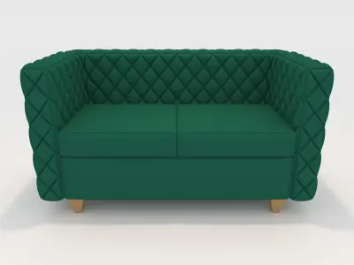 Sofa 2 Seater 12 3D model