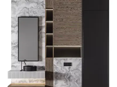 Luxury Bathroom 207 3D model