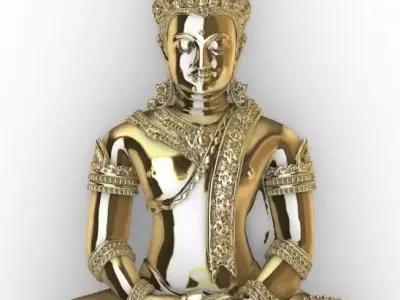 buddha models statue god jewelry 3D print model thai 3D print model