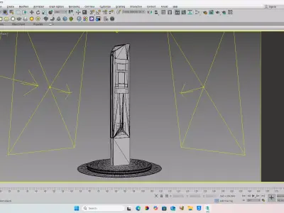PARKING TERMINAL Low-poly 3D model