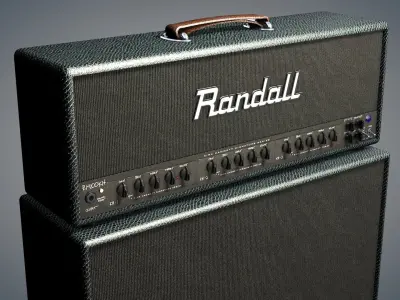 Kirk Hammett Randall guitar Amp 3D model
