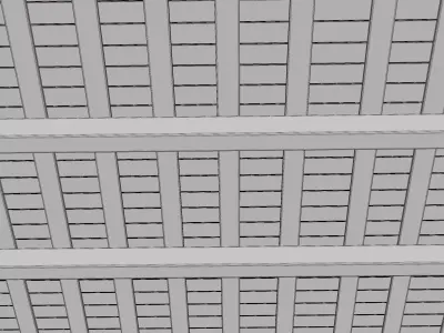 Wooden Ceiling 3D model