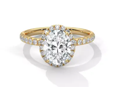 solitaire ring with detail images and 360 render videos 71 3D print model