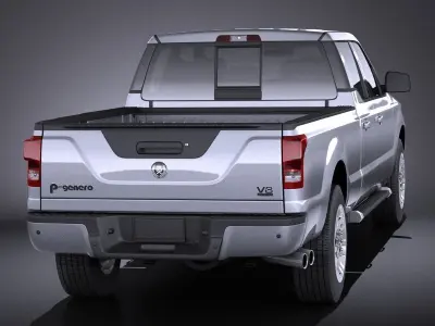 Generic Average Pickup 2015 VRAY 3D model