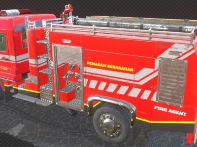 Fire truck 3D model