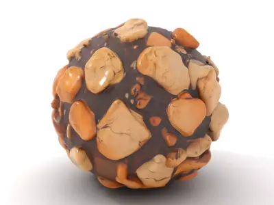 Rock Terrain Spherical model pack Texture