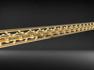 Tiffany Style Bracelet Chain Set 3D Models 3D print model