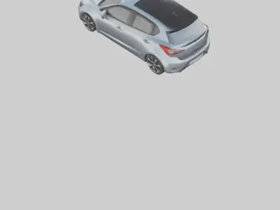 Modern Hatchback Car model 3D model