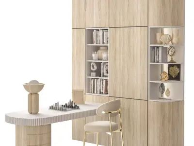 Office furniture Wall 2 3D model