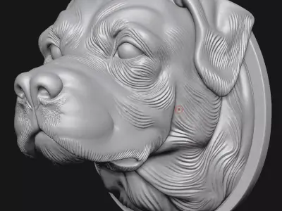 Rottweiler 3D print model