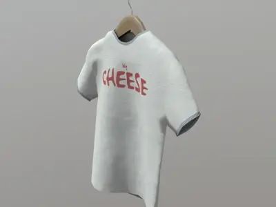 CC0 - Shirt on Hanger Free low-poly 3D model