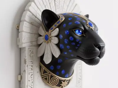 Black Panther 3D print model purchase