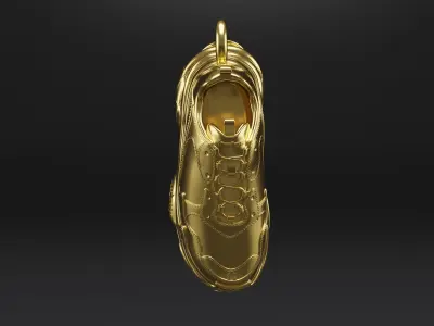 3D Shoe Pendant  Balenciaga Triple S 3D print model
