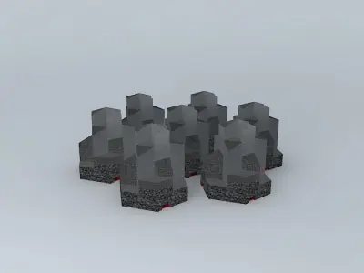 Hexa Rhom tri 3D model