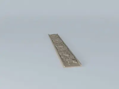 CARVING decorative railing Free 3D model