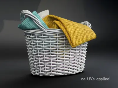 Laundry Basket Free 3D model