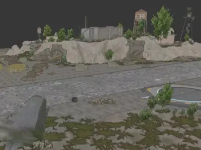 pubg spawn Island map 3D model