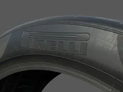 Pirelli Tire Low-poly 3D model