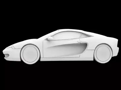 Race Car 3D Printable Model 3D print model