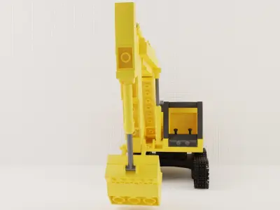 Excavator LEGO 3D model