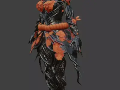 Dark Forest Fairy Figurine for 3D Printing 3D print model