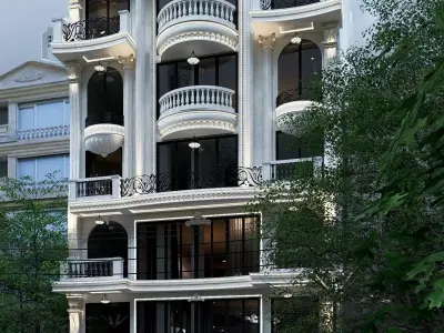 CLASSIC EXTERIOR BUILDING SKETCHUP-LUMION  3D model