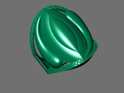 Plain Ring Women Ready STL 3DM Models Womens Rings 3D models 3D print model 81