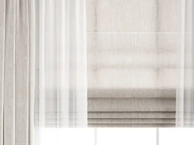 curtain 490 3D model