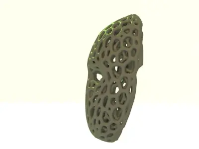Vigil Mask voronoi 3D print model