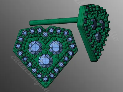 Earrings od64 3D print model