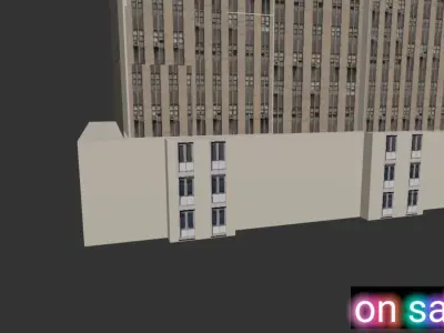 Empire states building 3D model