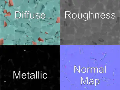 Velvet Chaise Lounge Model Pack with Mahogany Legs Low-poly 3D model