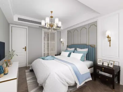 bedroom interior 3D model