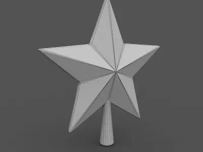 Tree Topper Star 3D model