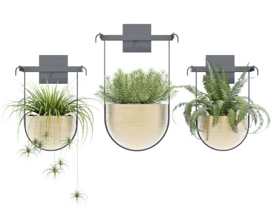 Benton hanging pot 3D model